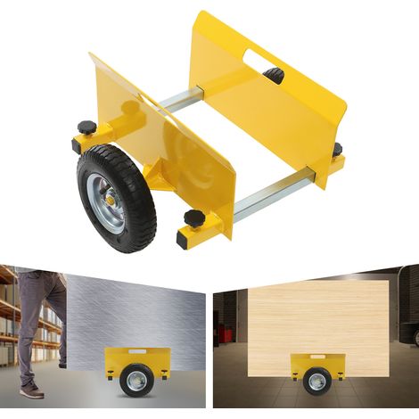 Plattenwagen, Hochleistungs-Plattenwagen, verstellbarer Trockenbau-Wagen mit 8"-Rädern, Plattenwagen für Trockenbau-Platten