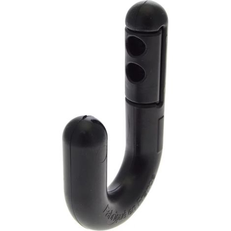 Patère simple souple sécurité  WETTELEZ - Patère simple Parkid® - Noir - 110 x 65