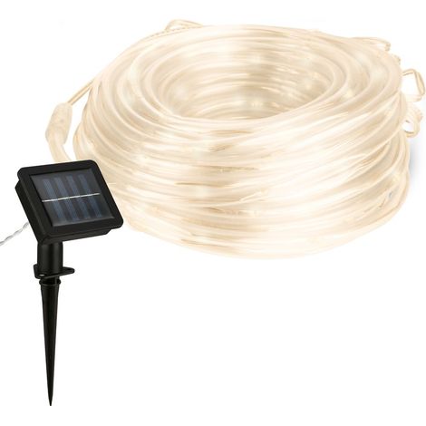 Solar LED ribbon, 100xLED, IP44, outdoor, 10m