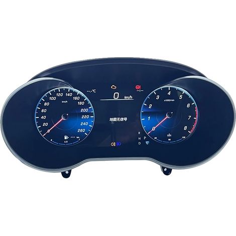 Panel de instrumentos digital, compatible con modelos Mercedes-Benz, compatible con CarPlay, color negro.