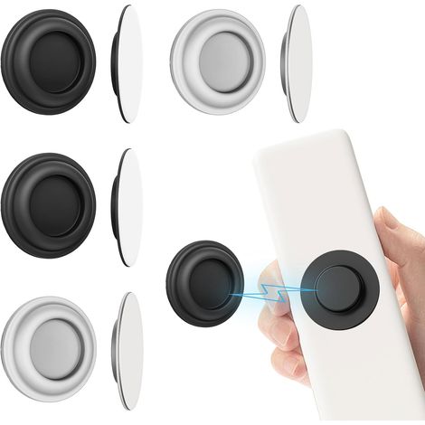 Magnetischer Silikon-Fernbedienungshalter, 4er-Pack Wandhalterungen, kein Bohren erforderlich, selbstklebend, Wandorganizer für Zuhause, Büro, Schule (Kreis) (1/5)
