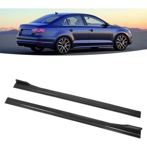 Set aus 8 vierteiligen Seitenschwellern in Carbonfaser-Optik, 200 cm x 11 cm, universell für alle Autos (Referenz: 2380) (1/5)