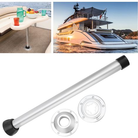 Accessoires pour camping-cars : pieds de table remorquables, pivotants et détachables de 70 cm, support pour bateau, pieds de table mobiles DX0092 (1/5)