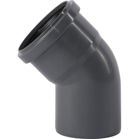Ostendorf 173120 HTSafe Rohr Bogen DN 75 45 Grad Winkel Abflussrohr grau (1/5)