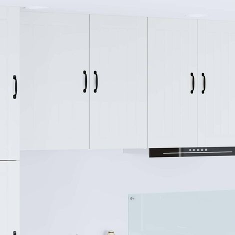 Wall Cabinet LUCCA High Gloss White 40 x 31 x 80 cm vidaXL