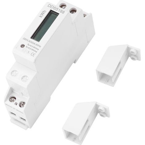 Stromzähler, elektronischer Kleinmengenzähler (kWh) für Elektrofachkräfte und Elektriker (1/5)