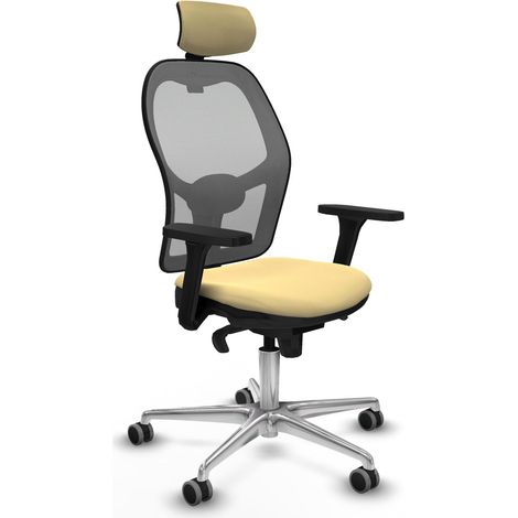 Sedia da ufficio piqueras y crespo Jorquera nero ergonomica 120kg