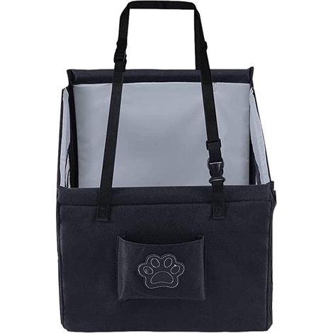 Sicherer Autositz für Hunde Luxuriöser Hundekorb fürs Auto 49 x 49 x 38 cm Hundesitz mit Belüftungsfenster Wasserdicht faltbar Inklusive für alle (1/5)