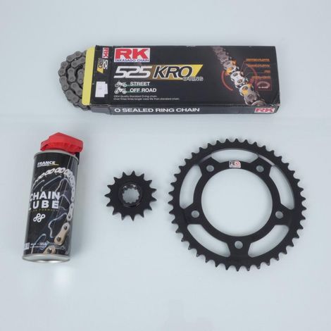 Kit chaîne FE pour moto Honda 650 CBR RA ABS 2019 15x42 Pas 525