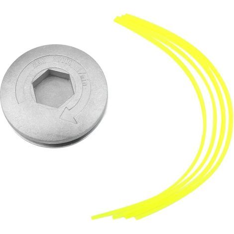 Aluminium-Fadenkopf, Universal-Trimmerkopf für 4 Fäden, Aluminium-Rasentrimmerkopf (1/5)