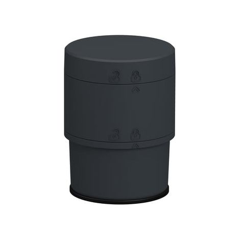 Base di alimentazione con coperchio Ø60 grigio Harmony XV6 - XV6C21B