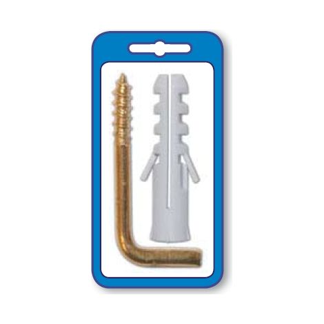 MASIDEF  -20 TASSELLI IN NYLON  D4 CON APPENDIQUADRO OTTONATO 2,5X32