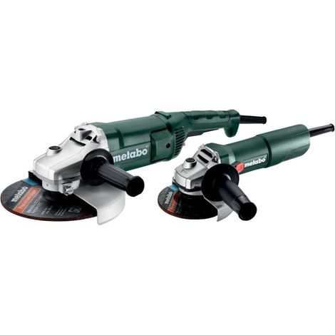Pack de 2 meuleuses d'angle (WP 2200 230 + W 750 125) (sans batterie ni chargeur) METABO 691083000 (1/3)