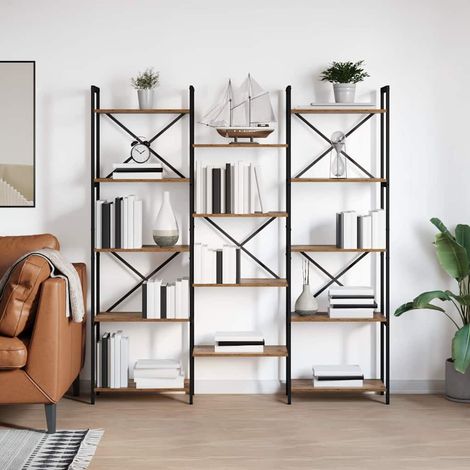 Étagère Bois ancien 156 x 25 x 167.5 cm Bois d'ingénierie vidaXL (1/5)