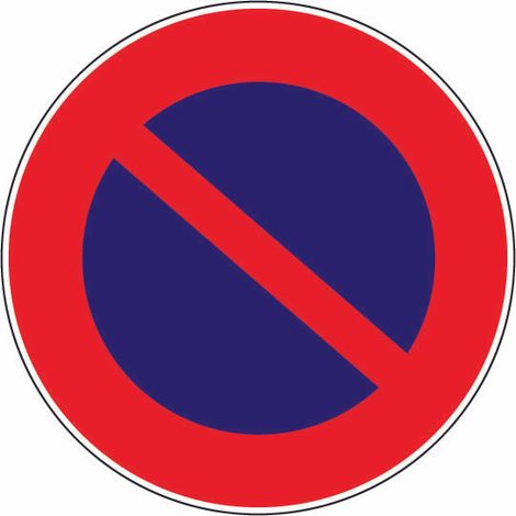 Schild „Parken verboten“ OUTIFRANCE