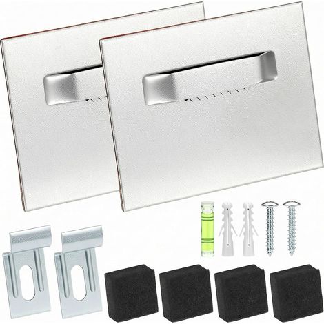 Lot de 2 Fixation Miroir (1/5)