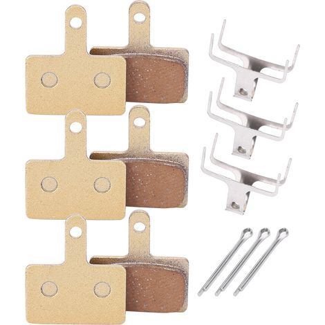 2 Paires Plaquettes de Frein V pour Vélo de Montagne et Route - Silencieuses Noires (1/5)
