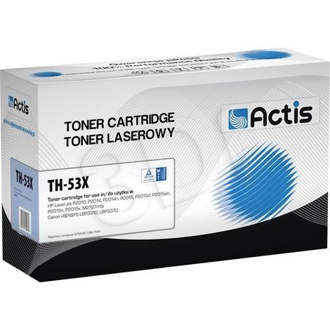 Tóner ACTIS TH-53X: repuesto para HP 53X y Canon CRG-715H, 7000 páginas