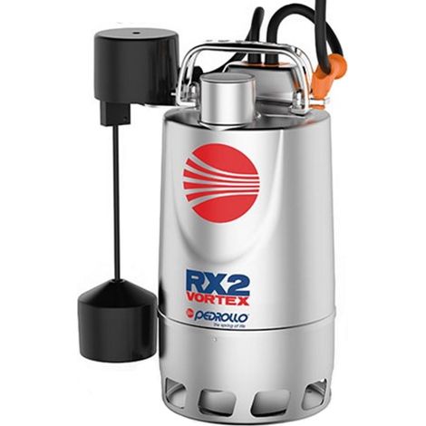 Pedrollo RXm 2/20 - GM (5m) - Pompe électrique monophasée VORTEX pour eaux usées avec flotteur magnétique