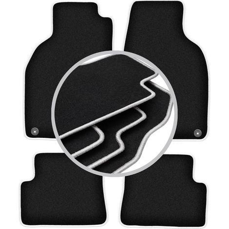 Carlux-silberne Automatten für: Saab 9-3 I Cabrio (1998-2003) (1/5)
