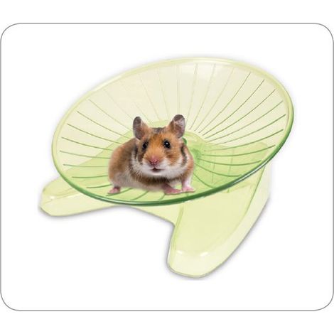Plateau de course SUSIE D15 cm S vert pour rongeur - Flamingo (1/5)