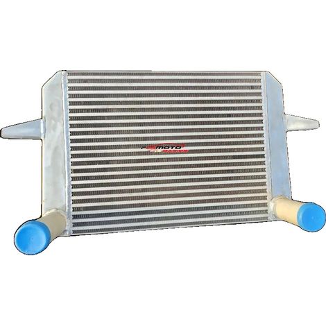 Intercooler, in alluminio, spessore 70 mm, compatibile con Ford RS Cosworth Sierra Sapphire 3 porte, efficienza di raffreddamento migliorata, design delle alette ottimizzato. (1/5)
