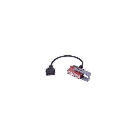 Ahlsen OBD2 – 30-Pin-auf-16-Pin-Adapterkabel für OBD-Diagnosegeräte, geeignet für ältere Peugeot-, Citroën- und PSA-Modelle mit 30-Pin-Anschluss – Crezuo