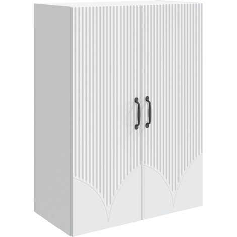 Wall-Mounted Cabinet White 66 x 34.5 x 90 cm Engineered Wood vidaXL (1/5)