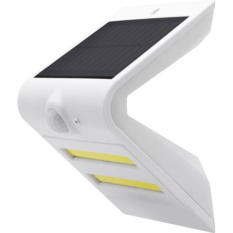 Applique murale led solaire Korpass capteur 7w blanc froid