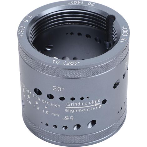 Aiguiseur d'électrodes en Tungstène, Meuleuse Multi-angle avec 6 Fentes de Coupe et 48 Trous pour électrodes en Tungstène avec 8 Réglages d'angle, pour les électrodes (1/5)