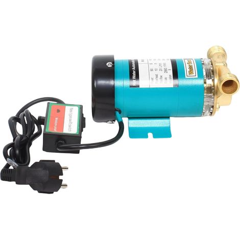 90W 220V 50Hz Heißwasserpumpe Druckerhöhungspumpe 20L/min Maximaler Kopf 15M Automatisch Haushalts-Druckpumpe für Warmwasserbereiter Dusche Leitungswasser, Umwälzpumpe Hohe Druckpumpe 20  12  10cm