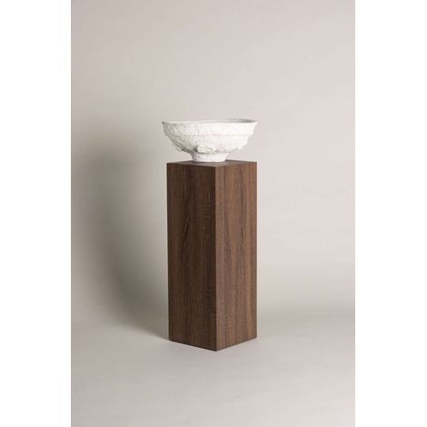 Ramsvik table basse , piédestal, table d'appoint marron.