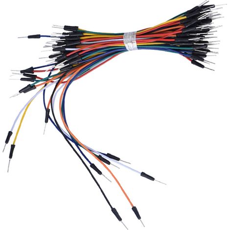 Kit de 65 câbles de connexion souples sans soudure, mâle-mâle, pour prototypage électronique et circuits de test (1/5)