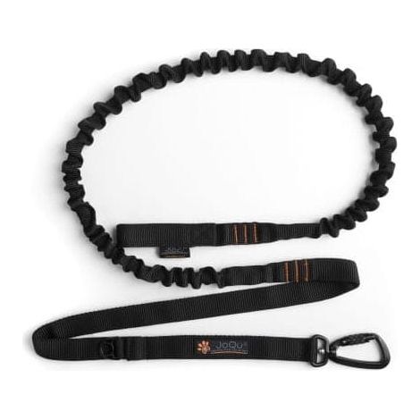 JoQu® Canicross Rope Shock Schwarzes Hundeseil