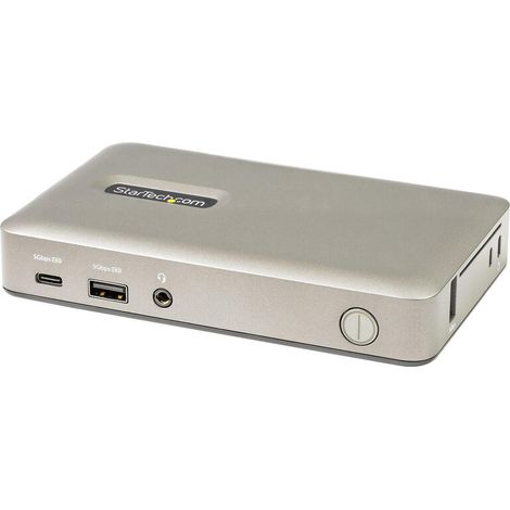 StarTech.com Docking Station USB C - USB-C a DisplayPort 4K 30Hz o VGA - Carga con Entrega de Alimentación PD de 65W - Hub USB 3.1 Gen 1 de 4 puertos - Replicador de Puertos USB Tipo C (1/4)
