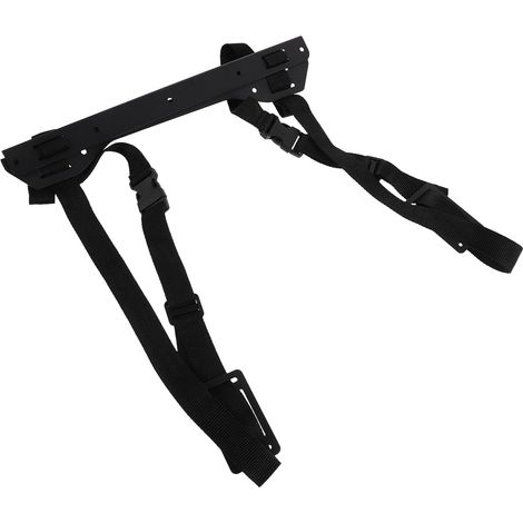 Support pour Tour d'ordinateur à Fixer sous Le Bureau - Support de Suspension pour PC - Robuste pour unité Centrale avec Sangle réglable pour Le Rangement des Ordinateurs de Bureau (1/5)
