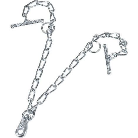 Cadena doble con mosquet贸n y mango UNIVERSAL 805051KR