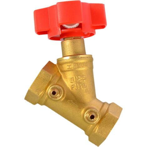 Vannes de régulation de débit de radiateur en laiton pour systèmes de chauffage professionnels pour une distribution efficace de la chaleur, systèmes de chauffage pour différentes tailles de tuyaux (1/5)