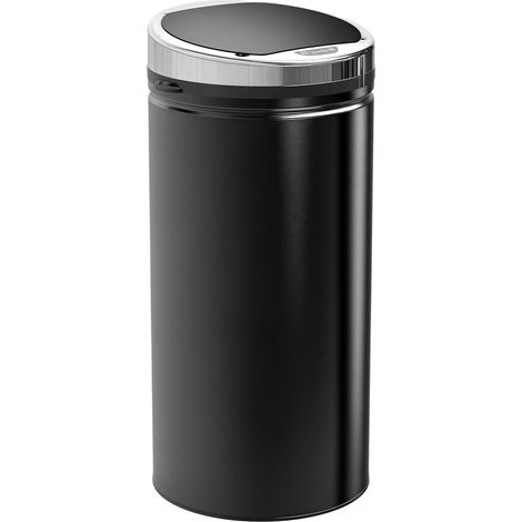 Poubelle à capteur 42 L, poubelle automatique en acier inoxydable avec capteur infrarouge, pour la cuisine et la salle à manger.