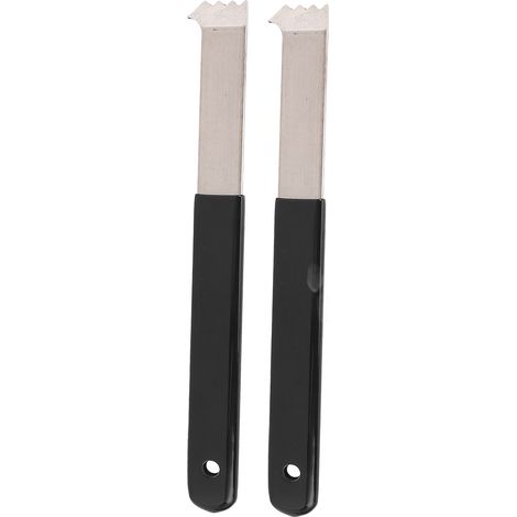 [JAMAIS UTILISÉ]Outil d'extraction de pavés avec grattoir à micro-dents rainurés, poignée confortable, extracteur de pavés, outil pour briques enfoncées et blocs de pierre (1/5)