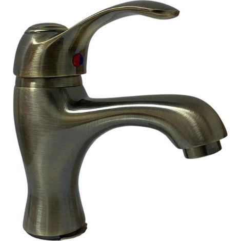 Miscelatore ottone antico Bologna lavabo H15.5xL11.8xP4.5