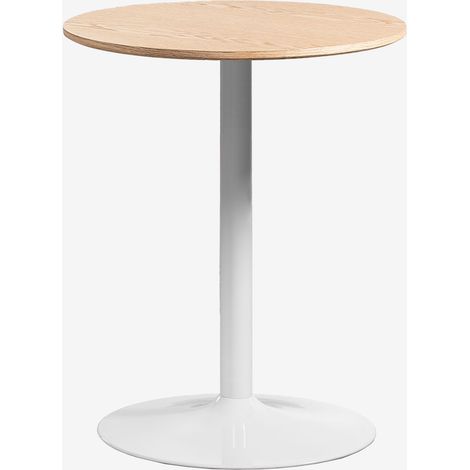 Mesa de comedor redonda en MDF y hierro Yvetta SKLUM             