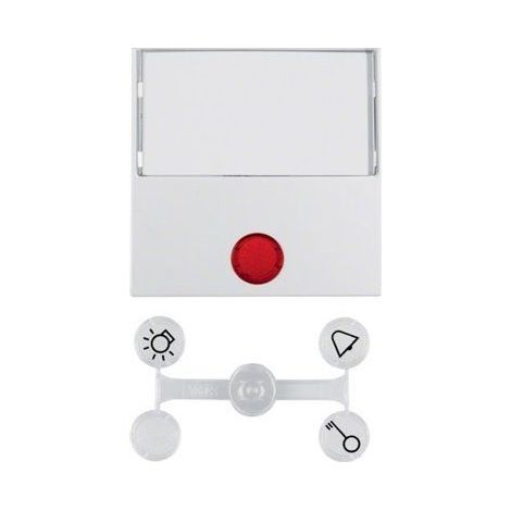 Cubierta de interruptor Berker 16961909 mate blanco pack 10