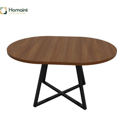 MDF Regal 140 x 100 x 75 cm Walnuss HOMAIRE (1/5)