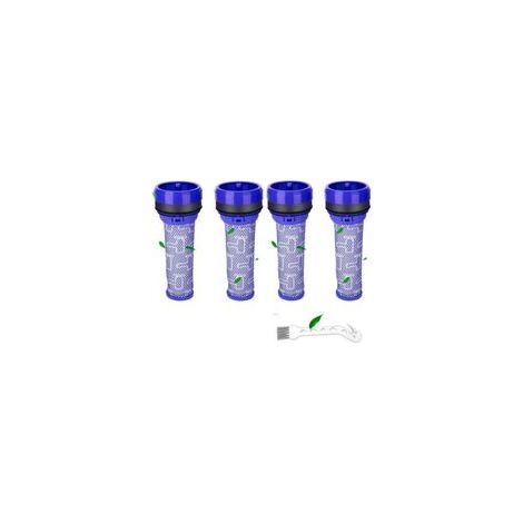 Lot de 4 Filtres Pré-Moteur pour Aspirateur Dyson DC37 DC33C DC39 DC28C DC53 92341301, lavables Pre Motor Filtres pour aspirateur Dyson, 4 filtres et 1 outil de nettoyage(DC39) (1/5)