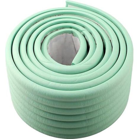 Bande isolante en mousse pour tuyau - 2 m x 8 cm - Isolation thermique et acoustique - Vert (1/5)