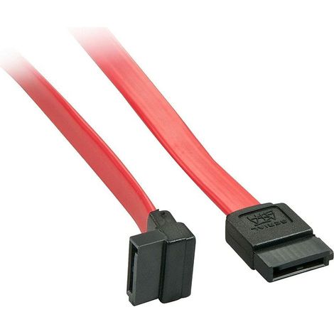 LINDY Cavo Hard Disk [1x Spina SATA a 7 poli - 1x Spina SATA a 7 poli] 0.20 m Rosso
