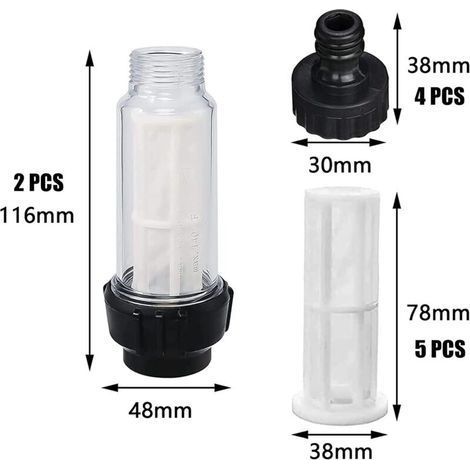 2-teiliges 3/4"-Wasserfilterset (1/3)