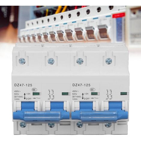 Miniatur-Verriegelungs-Umschalter AC400V, Doppel-Leistungsumschalter 2P+2P/10KA125A (1/5)