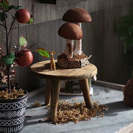 Petit tabouret créatif, décoration de bureau, petit ornement, support à fleurs pour balcon, décoration de jardin, objets divers, accessoire de photographie, grande taille (1/5)